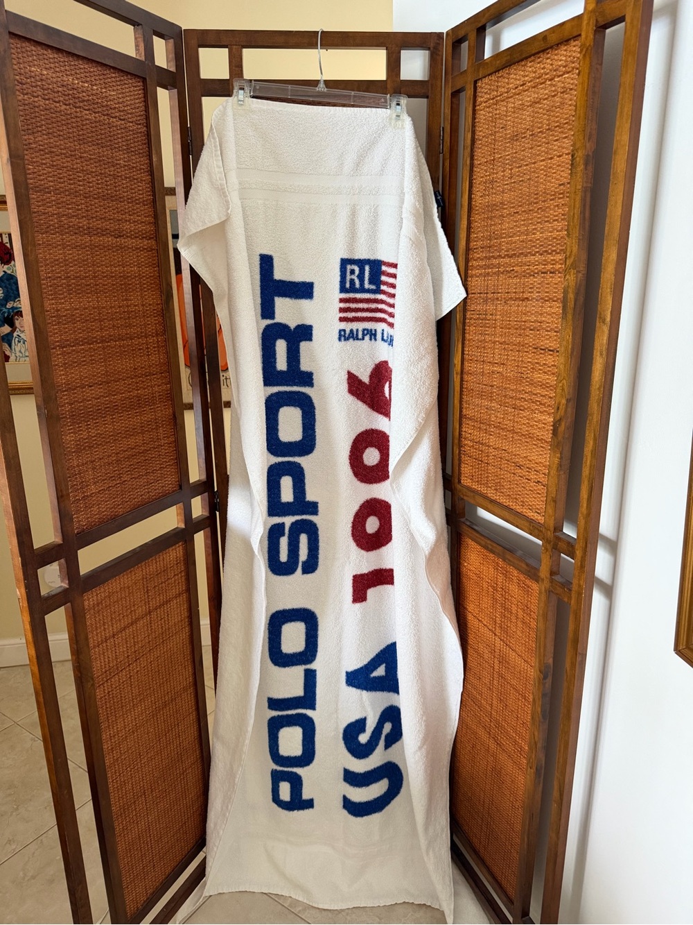 Vintage Ralph Lauren Polo Sport USA 1996 Towel